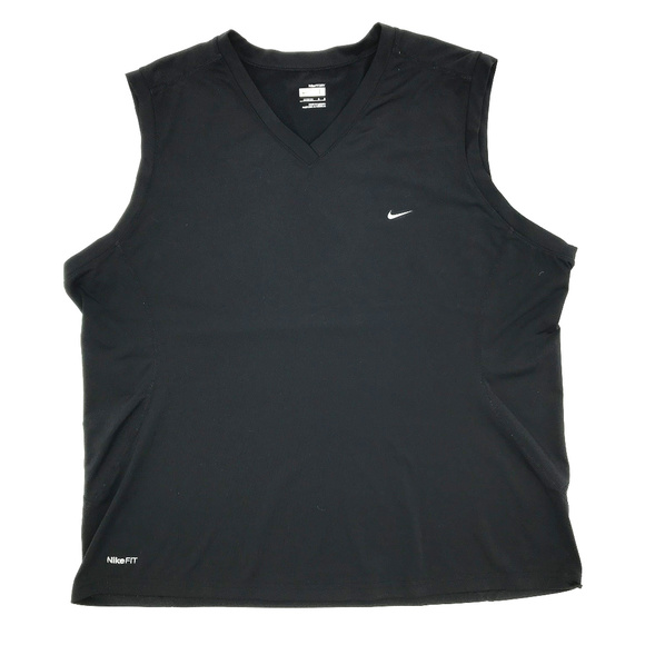 Nike Tops - NIKE Dry Fit Muscle Shirt Tank Top Black L